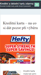 Mobile Screenshot of kreditni-karta-ihned.eu